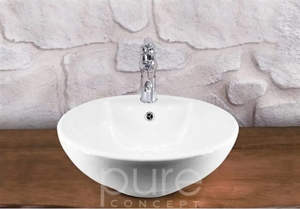 Pure W-151 Tezgah Üstü Çanak Lavabo